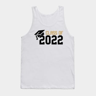 class of 2022 black and gold /  Senior 2022 Tank Top